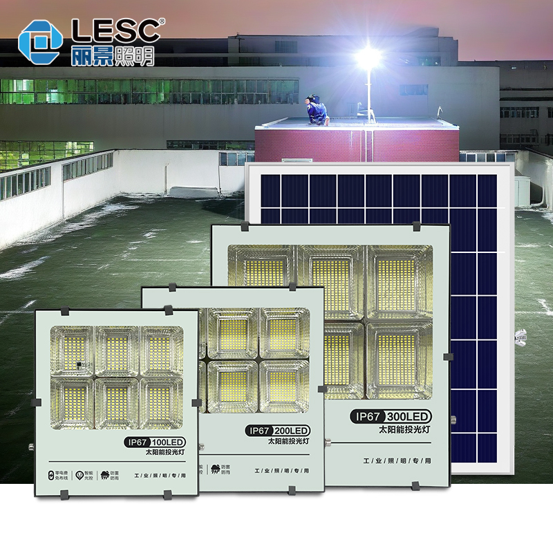 太阳能投光灯-黑金刚